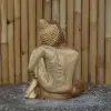 Product image 12 of the product “2 set buddha relax made from suar wood, 40cm Height ”